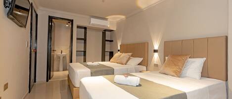 ห้องสแตนดาร์ด | โต๊ะทำงาน, ห้องเก็บเสียง, Wi-Fi ฟรี, ผ้าปูที่นอน
