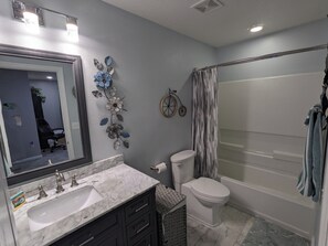 Shower, towels