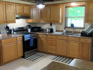 Microwave, oven, stovetop