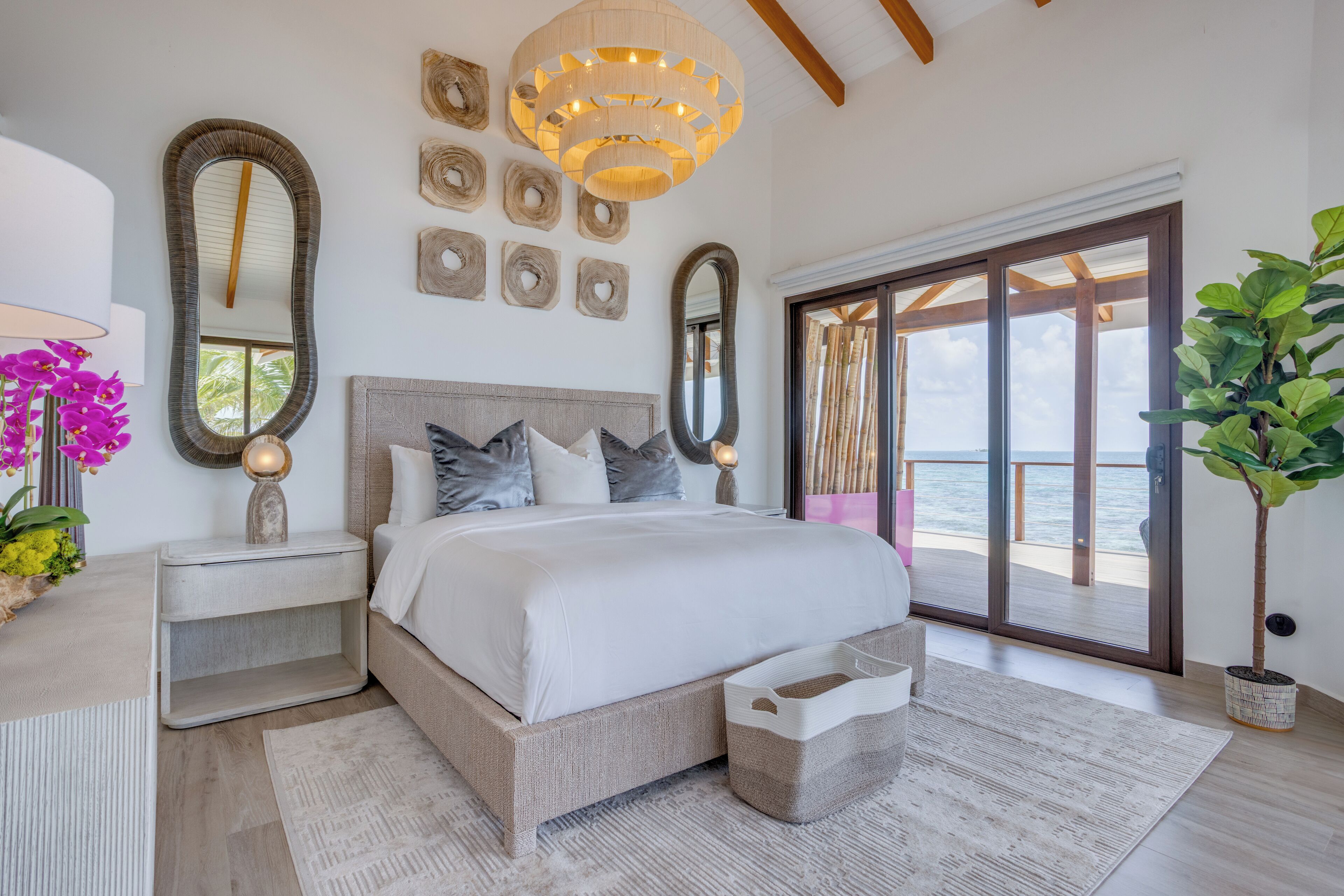 Superior Chalet, Ocean View | Tempur-Pedic beds, free minibar, in-room safe, free WiFi