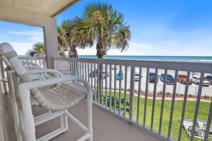 Property grounds - Beachfront Comfort w/ Pool, Balcony & Steps to Flagler Avenue (New Smyrna Beach)