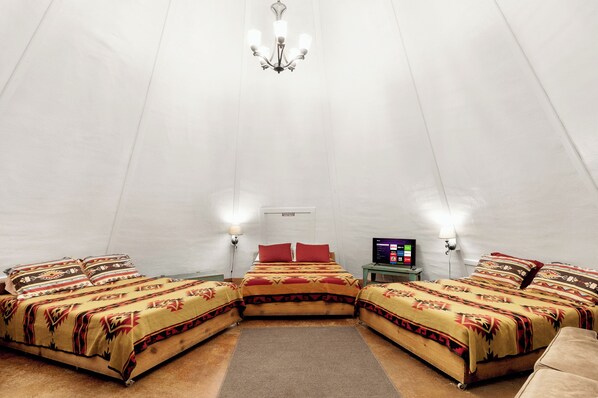 1 habitación y ropa de cama 