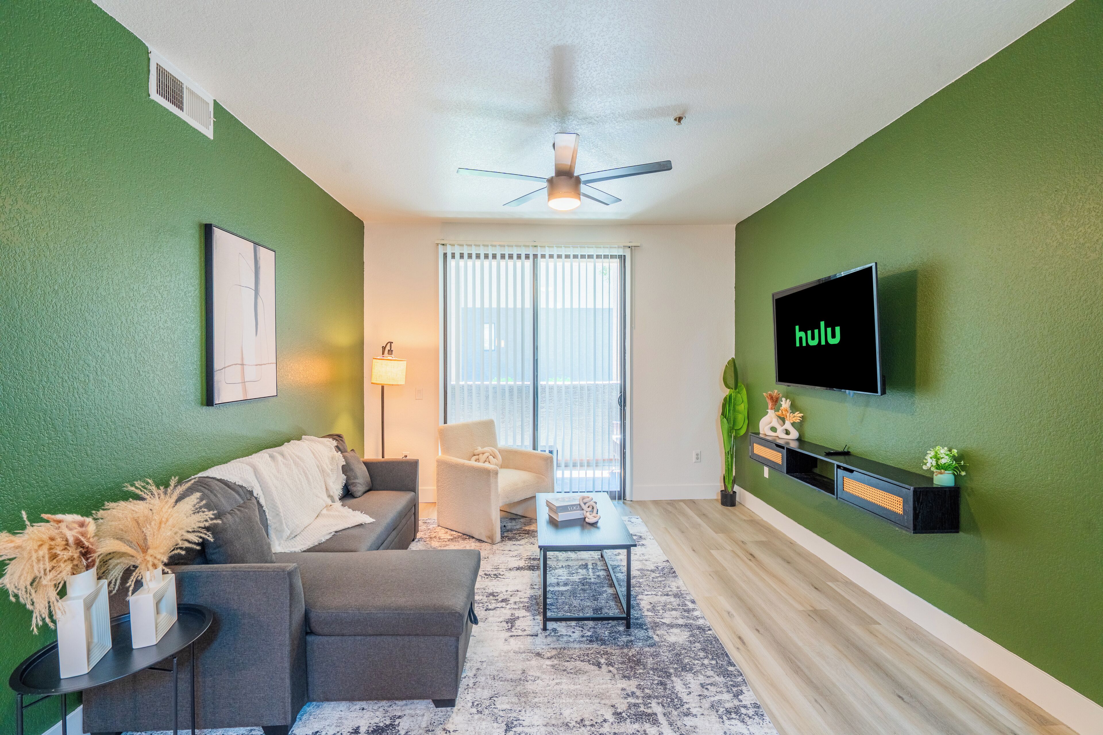 Comfort Apartment, 2 Bedrooms, Non Smoking, Balcony | Living area | 55-inch Smart TV with digital channels