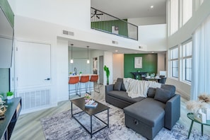 Superior Apartment, 2 Bedrooms, Balcony, Courtyard View | Living area | 55-inch Smart TV with digital channels - ROVE LIVING/KB - Zone Westgate (Glendale)