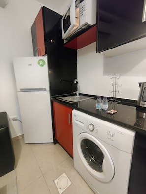 Apartment, 1 Bedroom, Accessible, Smoking | Private kitchen