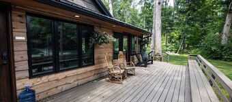 Rustic charm meets modern comfort in this hidden woodland cabin getaway