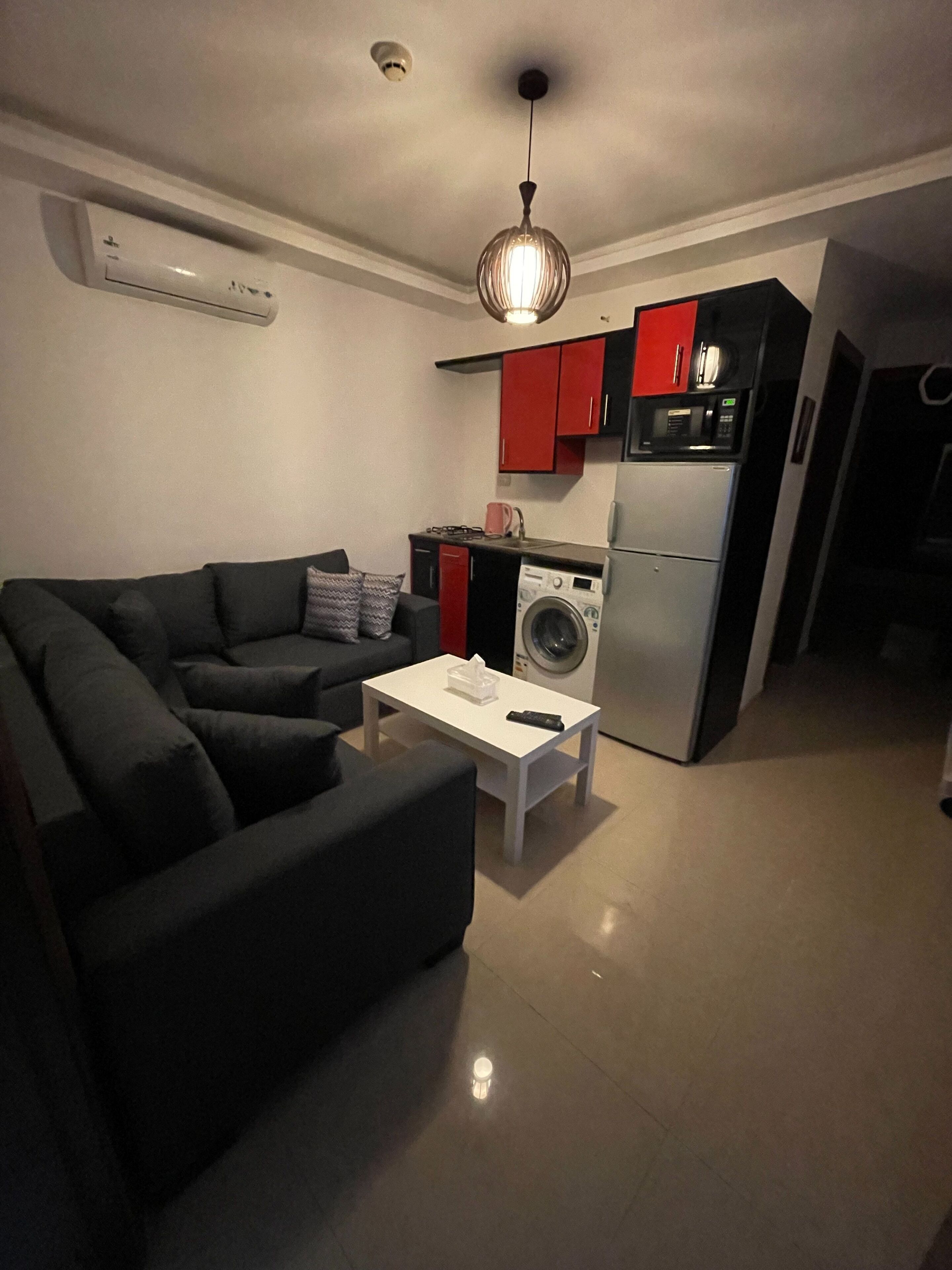 Apartment, 1 Schlafzimmer, barrierefrei, Raucher | Wohnbereich