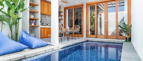 Vila, 1 quarto, piscina particular | Piscina particular