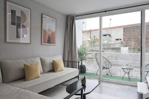 Apartament Comfort, vistes a la ciutat | Sala d'estar