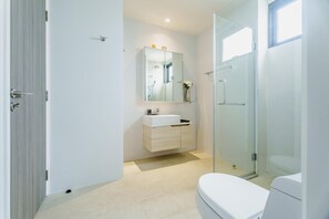 Shower, hair dryer, bidet - Deluxe Poolside 2BR Condo, Diamond Resort Phuket (Choeng Thale)
