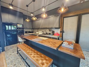 Family Room, Mountain View | Private kitchen | Fridge, coffee/tea maker - Black Sheep House Khao Yai (Pak Chong)