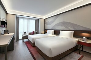 Comfort Twin Room, Garden View | Blackout curtains, soundproofing, iron/ironing board, free WiFi - JOYA Hotel Shanghai Jiading (Shanghai)