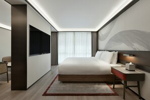 Familien-Dreibettzimmer | Verdunkelungsvorhänge, schallisolierte Zimmer, Bügeleisen/Bügelbrett