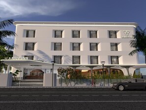 Fachada de la propiedad