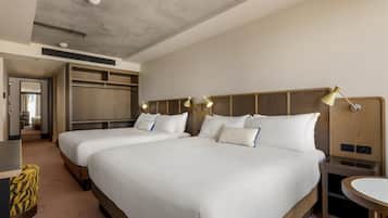 Premium bedding, minibar, in-room safe, desk