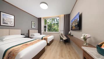 Standard Twin Room | Premium bedding, pillow-top beds, free minibar, free WiFi
