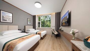 Habitación estándar con 2 camas individuales | Ropa de cama de alta calidad y camas con pillow-top