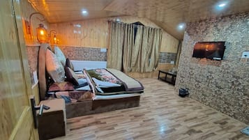 Phòng đôi Deluxe | Bộ trải giường bằng vải cotton Ai Cập, bộ đồ giường cao cấp