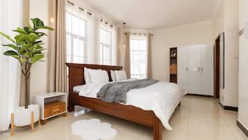 Habitació Comfort | Llençols de cotó egipci, roba de llit d'alta qualitat i cobrellits