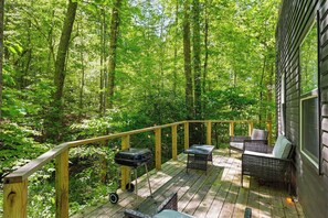Terrace/patio - NEW, Promo Pricing - Luxury Woodland Loft Retreat @ Red River Gorge (Stanton)