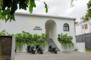 Overnatningsstedets facade