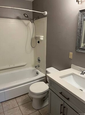 Towels, soap, toilet paper