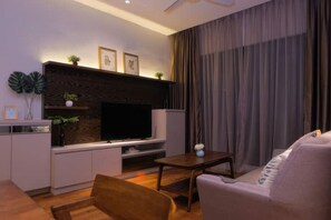 Televisión 35 pulgadas con canales de televisión por cable