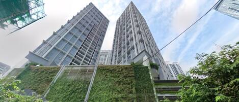 Voorkant van accommodatie