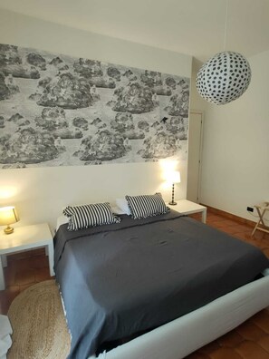 1 bedroom, iron/ironing board, bed sheets