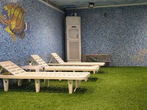Una piscina techada