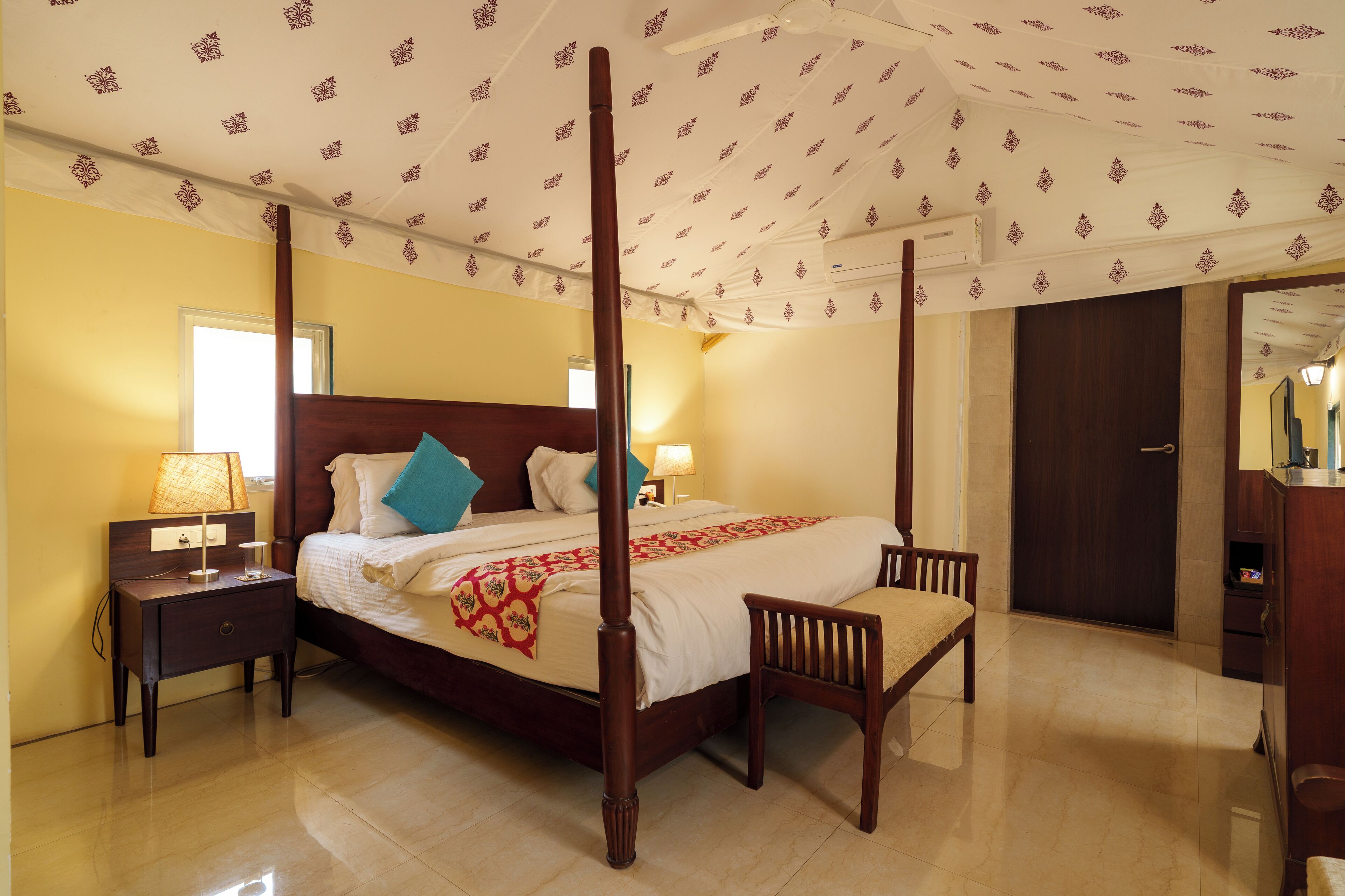 Tent, 1 King Bed, Pets allowed, Poolside | Iron/ironing board, free WiFi
