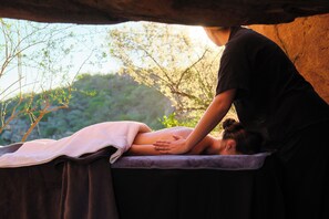 Body treatments, body scrubs, facials, manicures and pedicures