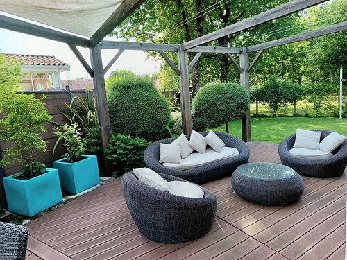 Villa tout confort proche Bassin Arcachon & Bordeaux