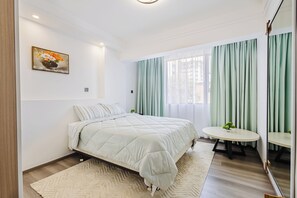 1 sovrum, strykjärn/strykbräda, gratis wi-fi och sängkläder