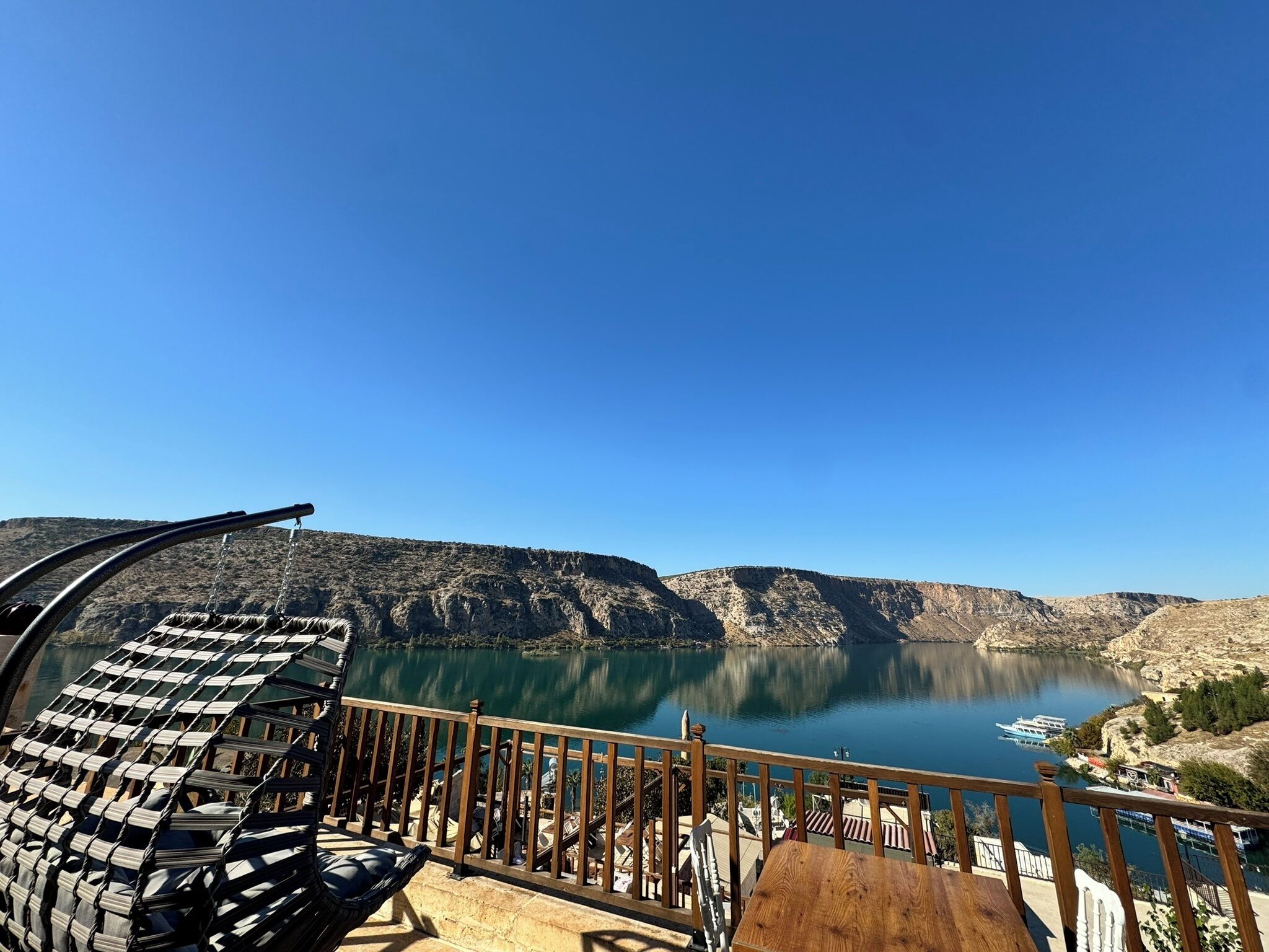 Chambre Double Deluxe, balcon, vue lac | Terrasse/Patio