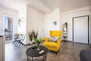 Living area - Chic Studio in Gazi Walk to Acropolis (Athens)