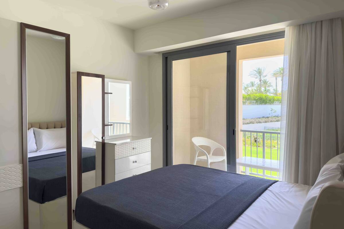 Classic Apartment, Pool View | Desk, laptop workspace