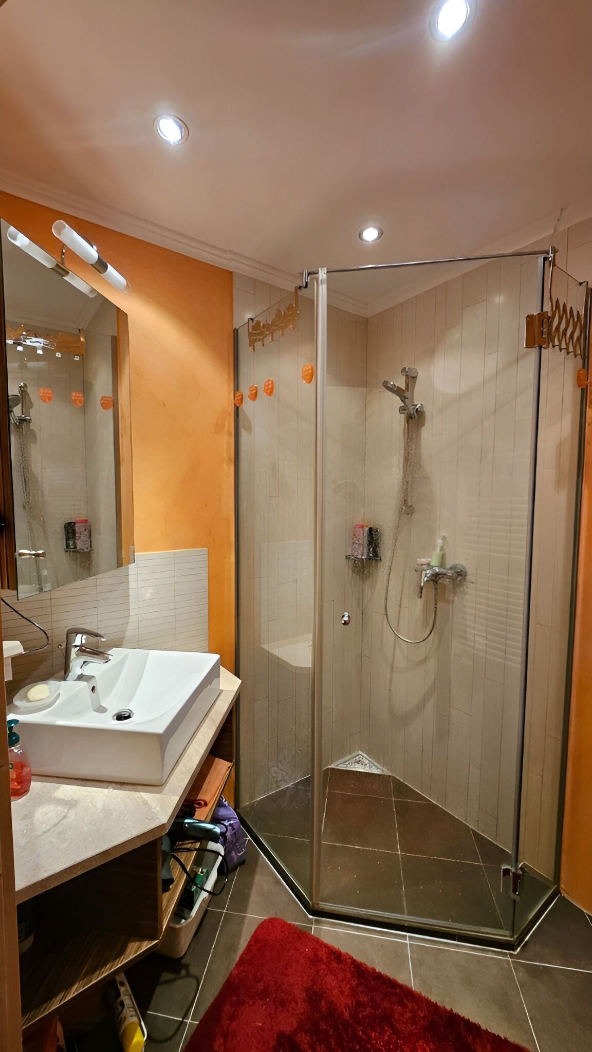Bruser, hårtørrer, håndklæder, Toiletpapir
