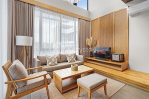 別墅, 3 間臥室, 渡假村景觀 | 起居區 | 43-吋智慧型電視、有線頻道、Netflix、串流服務