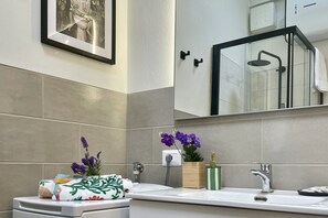 Regadera, amenidades de baño gratuitas, secadora de cabello, bidet 