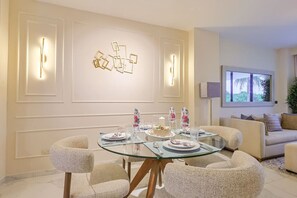 Dining - Enjoy a relaxing stay with pool access, grilling, and scenic views from your balcony. (Punta Cana)