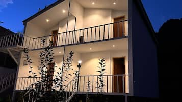 Front of property – evening/night