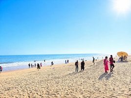Beach nearby, white sand