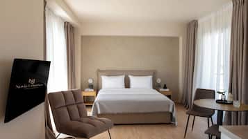 Deluxe Double Room, Balcony, City View | In-room safe, blackout curtains, iron/ironing board, free WiFi