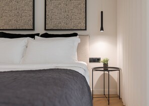 Leilighet – deluxe | Sengetøy i egyptisk bomull, sengetøy av topp kvalitet og dundyner