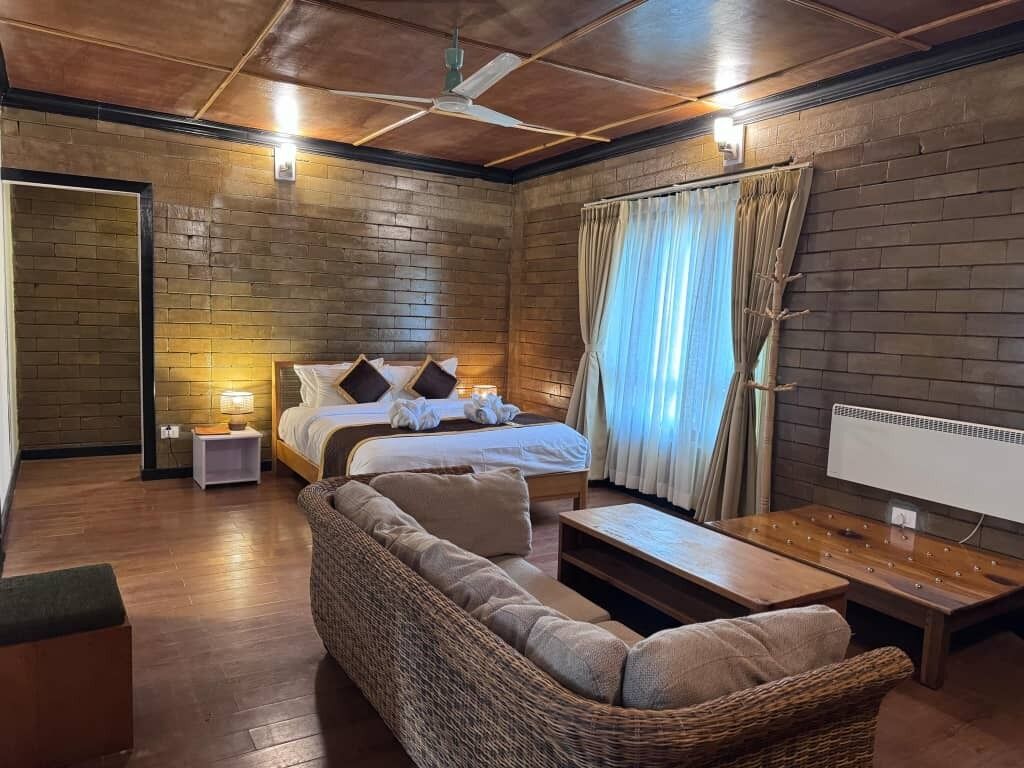 Deluxe Double or Twin Room, Balcony, Valley View | In-room safe, desk, laptop workspace, iron/ironing board