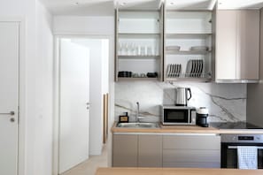Apartment, 2 Bedrooms, Balcony, City View | Private kitchenette - Anatoli - Athenian 2-BR Apartment in Athens (Zografos)
