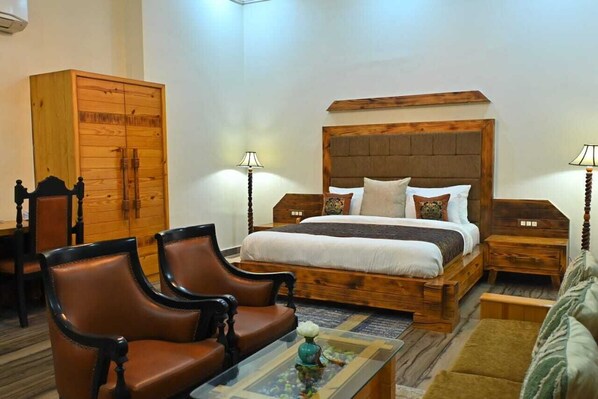 Suite Executive | In-room safe, blackout drapes, soundproofing, iron/ironing board - Dharm Resort (Varanasi)