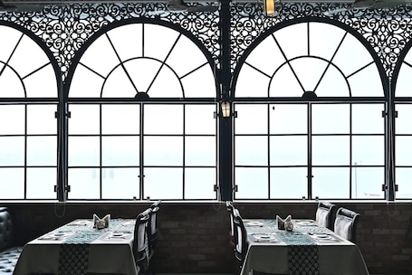 Restaurant. Dharm Resort