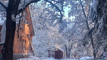 Ferienhaus, 2 Schlafzimmer, Balkon, Gartenblick | Außenbereich